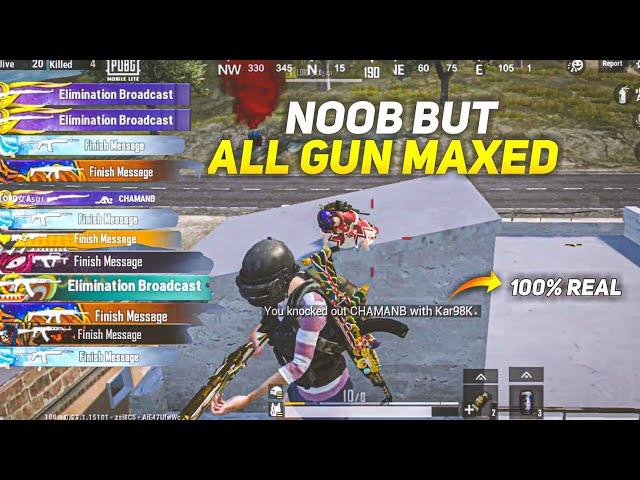 Noob BUT ALL Gun Maxed  • Pubg Lite Montage • ANSHUxOP • ONEPLUS,9R,9,8T,7T,,7,6T,8,N105G