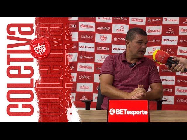 COLETIVA - UMBERTO LOUZER FALA APÓS PARTIDA CONTRA O MOTO CLUB