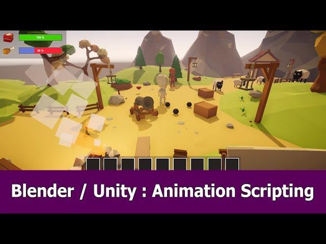 Blender to Unity : Game Asset Animation Scripting