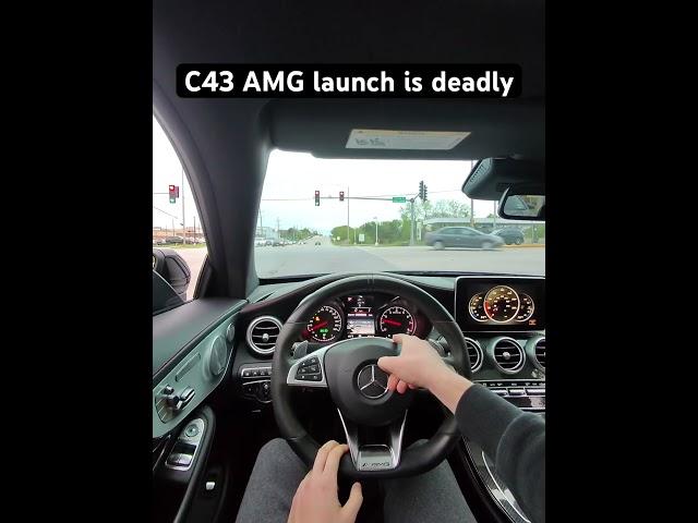 C43 AMG LAUNCH! #launch #mercedes #mercedesbenz #amg #bmw