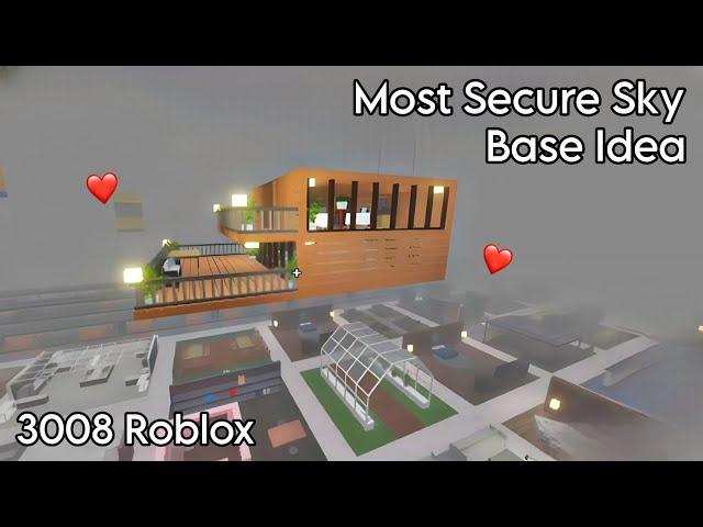 MOST SECURE SKY BASE IDEA FOR 3008 ROBLOX ️ | MyelPlays