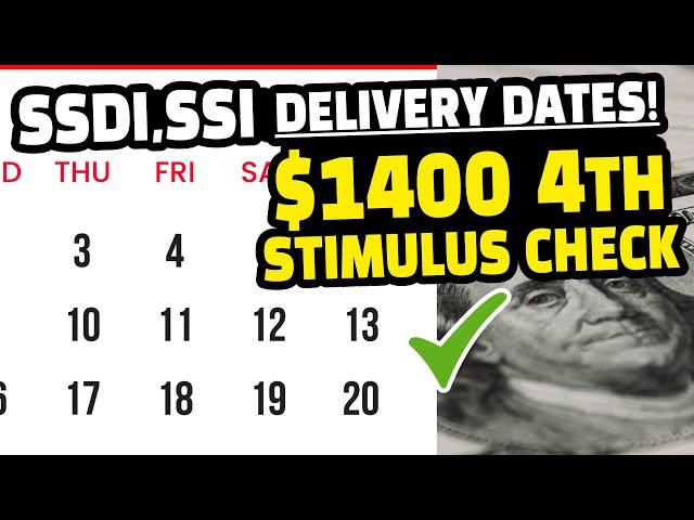  3rd December 4th Stimulus Check Update News$1400 Social Security, SSDI, SSI 2024 More Money News