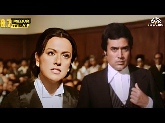 Rajesh Khanna, Priya Rajvansh Court Scene from Kudrat || Hindi Drama Movie