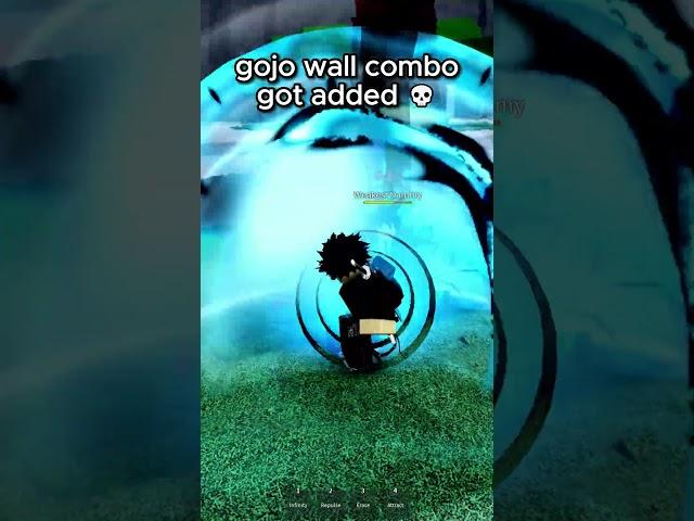 Gojo Wall Combo | The Strongest Battlegrounds