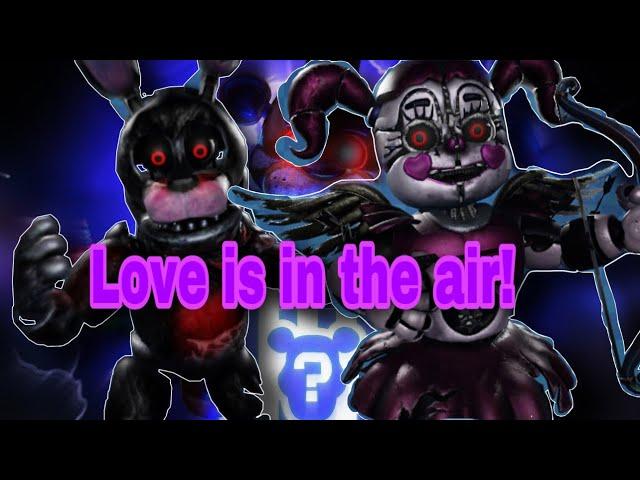 Roblox - AU: Special ￼delivery! - Love is in the air! (Black heart bonnie - Heart sick baby)