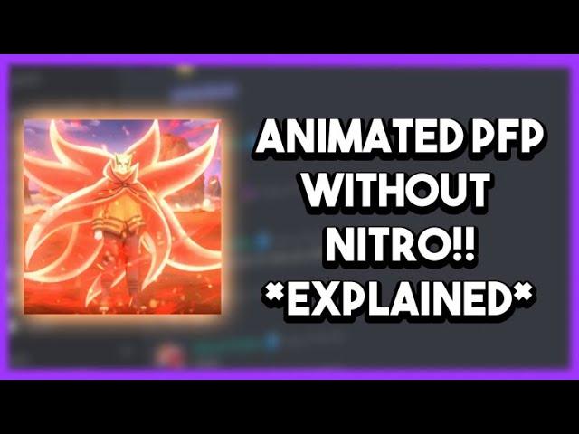 Can you HAVE ANIMATED PROFILE PICTURE without having DISCORD NITRO? *Explained* *2022*