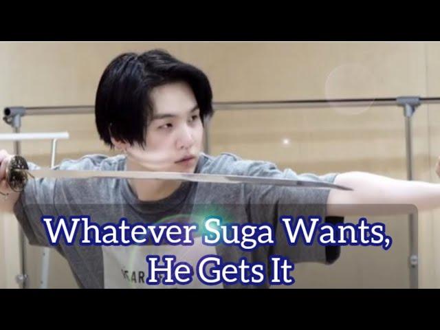 Whatever Suga Want's, He Gets It 