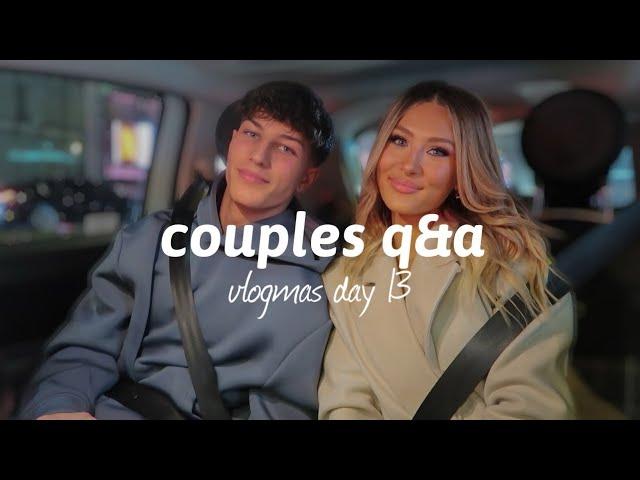 couples q&a | vlogmas day 13