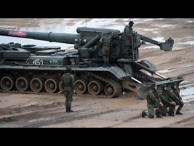 Russian Artillery Systems In Action