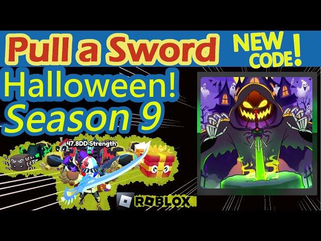 New Halloween SEASON 9 review, New 45M pet, New CODE, New Progressive Pass 2024 - Pull a Sword