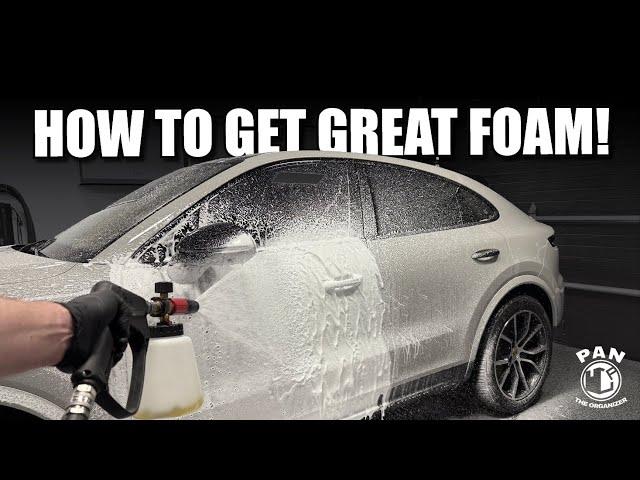 HOW TO GET MORE FOAM: Secrets to Ultimate Foam Cannon Performance!