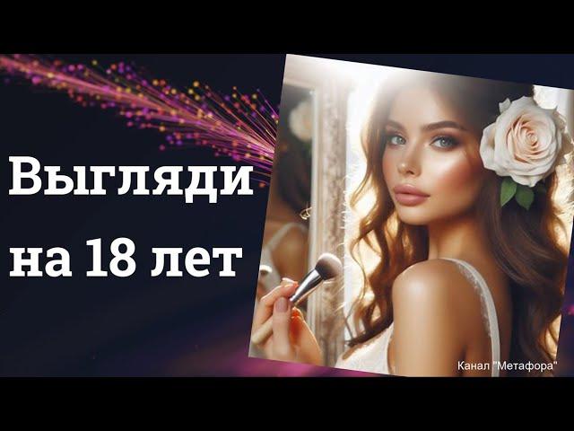 Выгляди на 18 I Верни свою молодость и красоту I Мощнейший саблиминал омоложения I Метафора