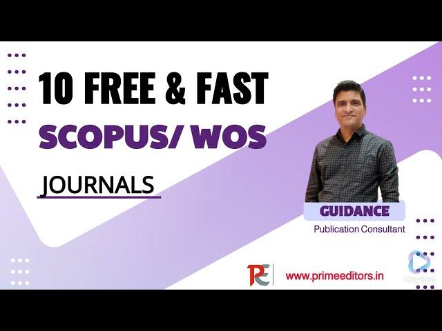 10 Free SCOPUS Journals with High Acceptance Rate (up to 50%)