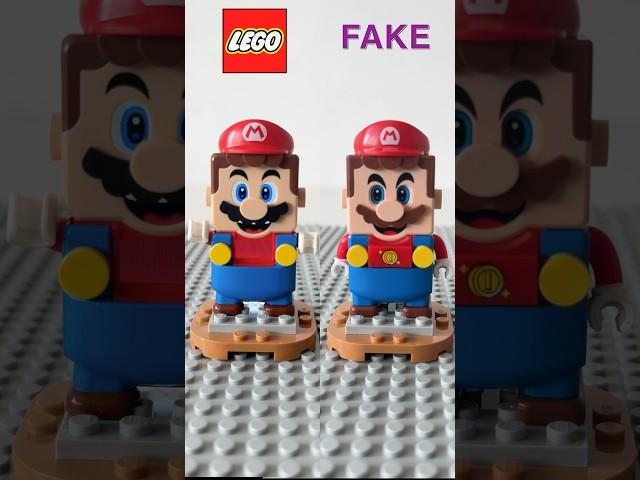 LEGO Mario | Original vs China Copy | LEGO vs FAKE #mario #supermario #legosupermario #legomario