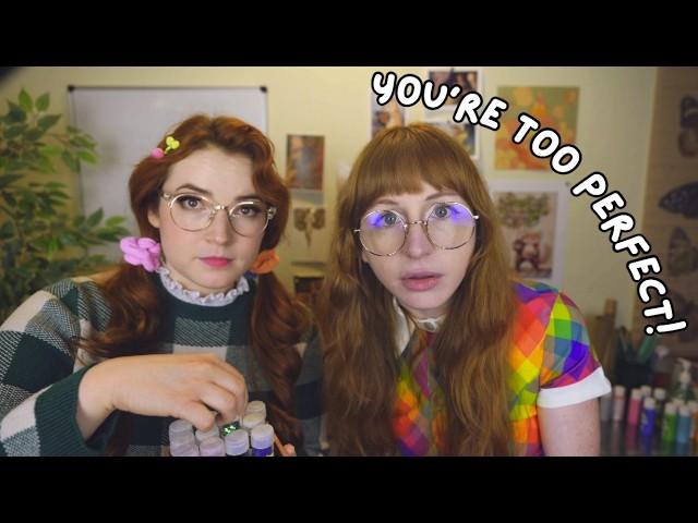 will you PLEASE be our muse?️ (personal attention & questions)(ft @goodnight_moon_asmr)(asmr)