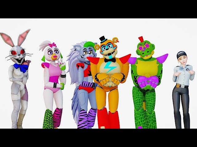 MMD FNAF SECURITY BREACH Memes And Dance Collection 2