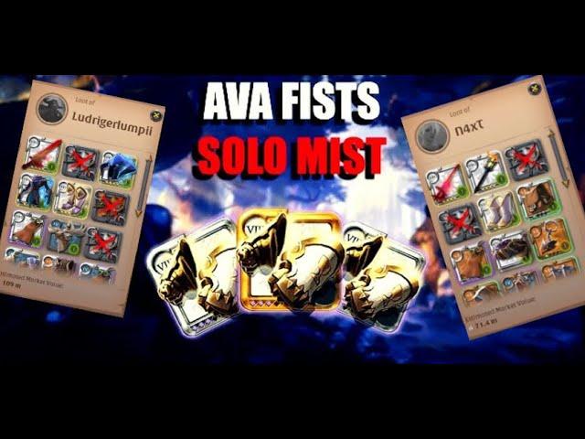 FISTS OF AVALON | 8.3/8.4 KILLS | ALBION ONLINE SOLO MIST