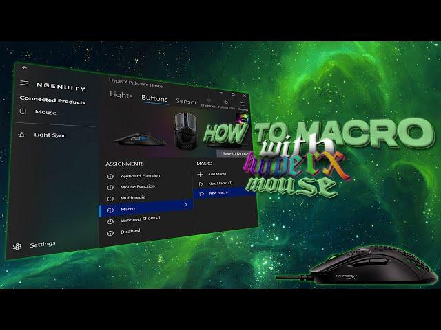 how to macro with guns on hyperx mouse | method | check pinned comment