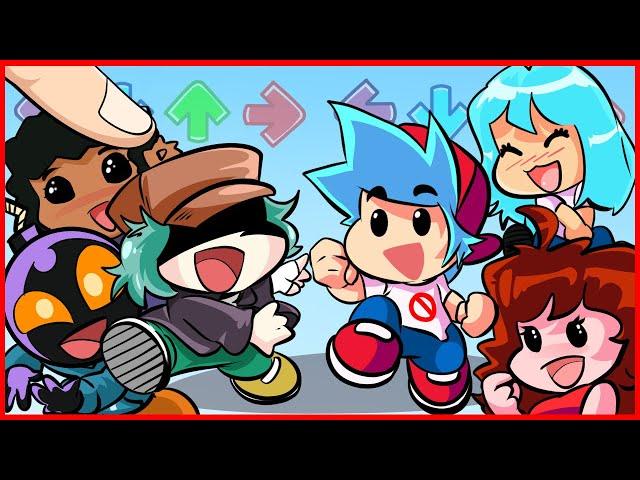 Anime Chibi Fnf vs Finger - Friday Night Funkin' Animation - Compilation #1