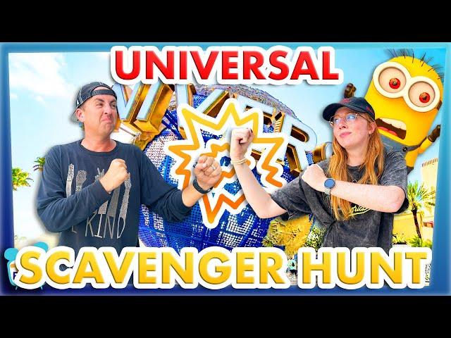 Universal Orlando Scavenger Hunt 1 -- Quincy vs Sage in Universal Studios