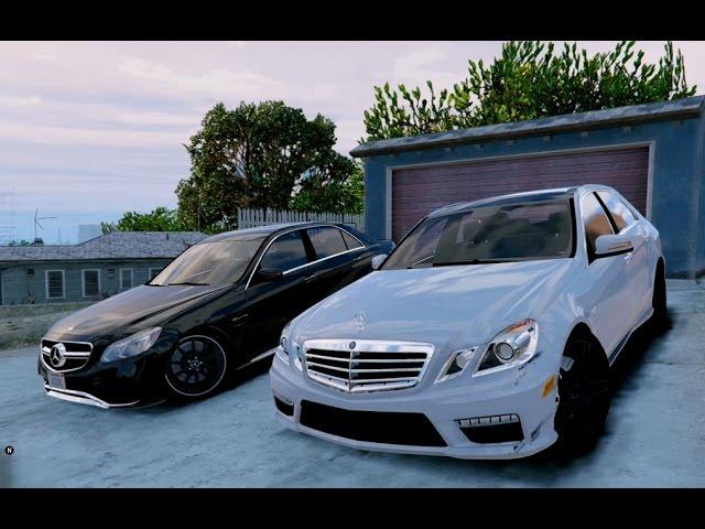 GTA V | MERCEDES E63 AMG W212 2010  VS E63 AMG 2014 | GTA 5 MOD