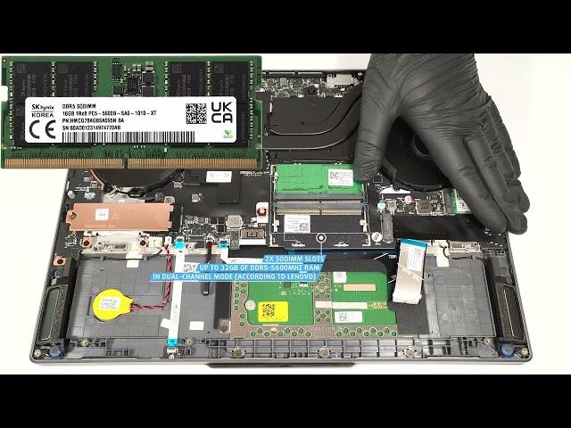 ️ How to open Lenovo ThinkBook 16p Gen 5 (16") - disassembly and upgrade options