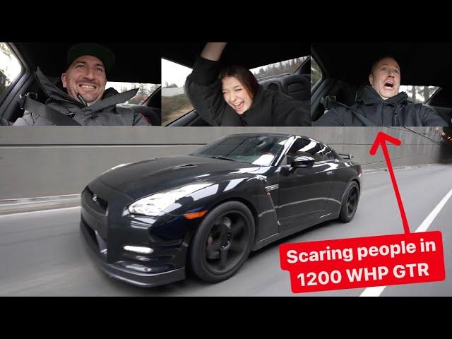 LAUNCH REACTIONS IN 1200 WHP ALPHA12 GTR!