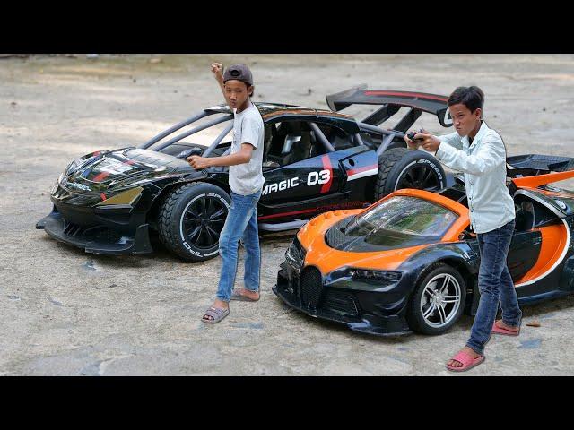 NERF GUN CAR RC CONTROL BATTLE  4