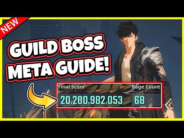 NEW GUILD BOSS META BUILD GUIDE! TIPS & BATTLE GUIDE! [Solo Leveling: Arise]