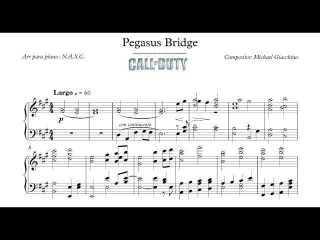 Call of duty - Pegasus Bridge || Piano Version 