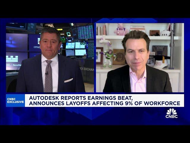 Autodesk CEO: Layoffs not a short-term reaction and part of a long range plan