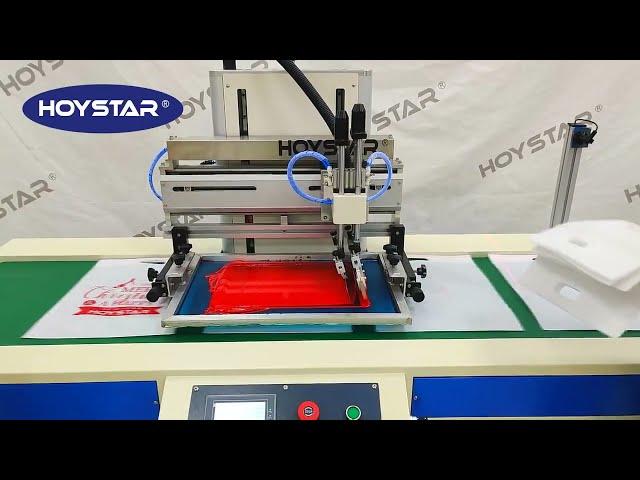 Bags Screen Printing Machine with Conveyor Belt