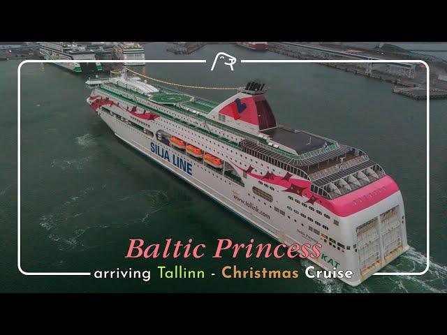 Baltic Princess Arrival to Tallinn 25.12.2024 | Drone