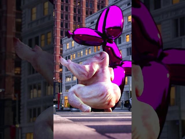 Twurkey and Koons #youtubeshorts #twurkey #art