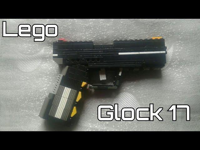 Lego Glock 17 + (Глушитель, магазин 33, фонарик)