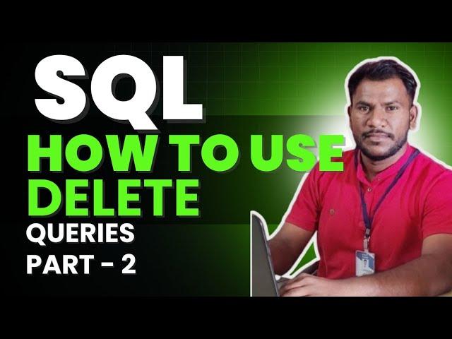 Lec 9: How to use DELETE queries in MySQL | Part - 2