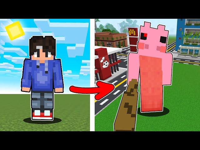 I became CURSED PEPPA PIGGY in Minecraft