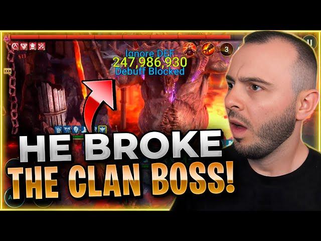 This Champion KILLED The Clan Boss ALONE!! Raid: Shadow Legends Galleus Bloodcrest [Test Server]