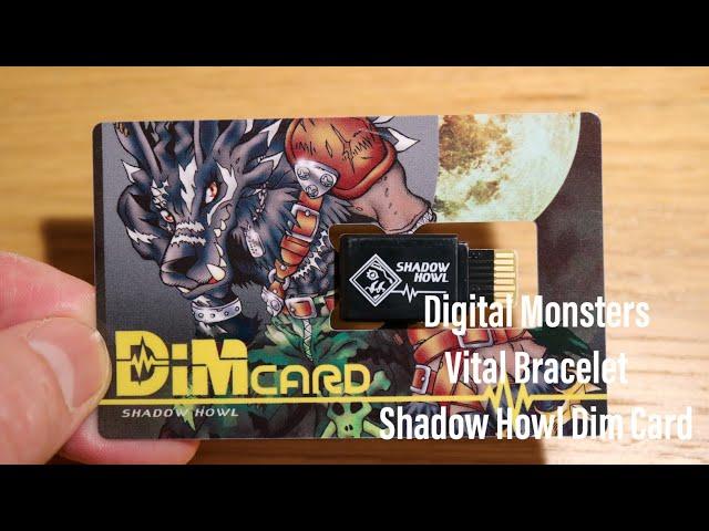 Digital Monster Vital Bracelet Shadow Howl Dim Card