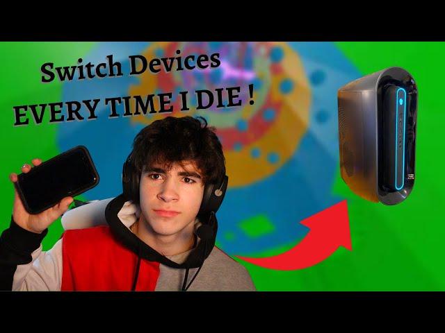 Tower of Hell but I switch devices every time I DIE! (Roblox)