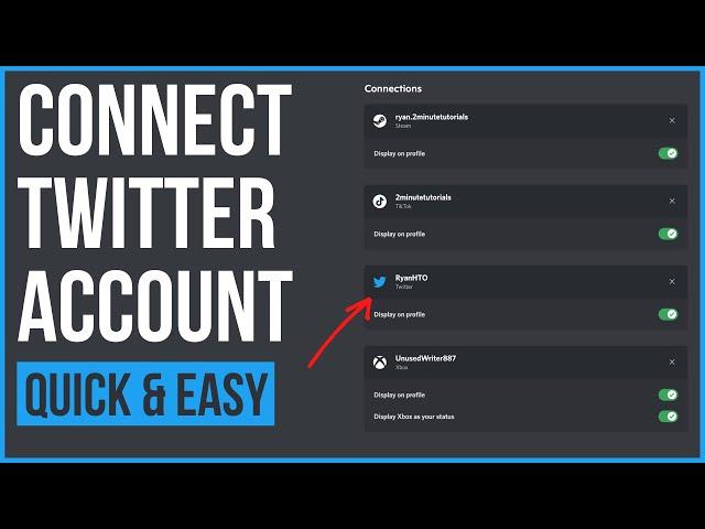 How to Connect Twitter Account to Discord! (2022)