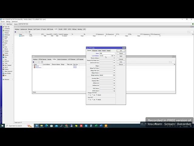 How to Create a pppoe server on Vlan interface in Mikrotik