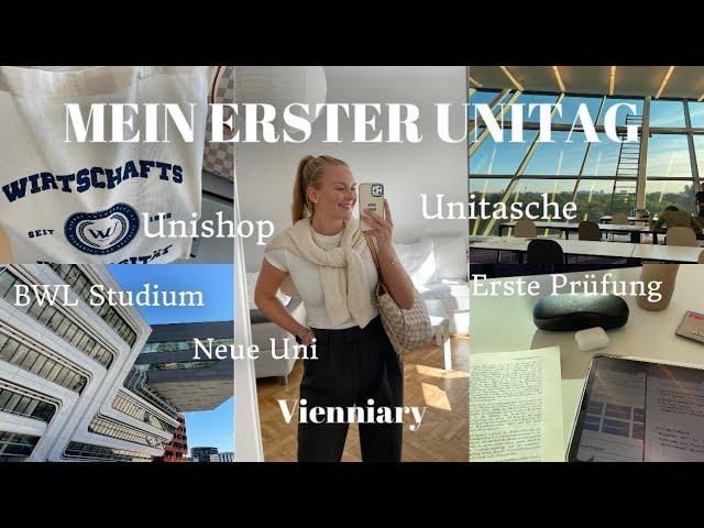 MEIN ERSTER UNI TAG I Neu Uni, BWL-Studium, Unishop Ausbeute, erste Prüfung, lernen I Kathamariie