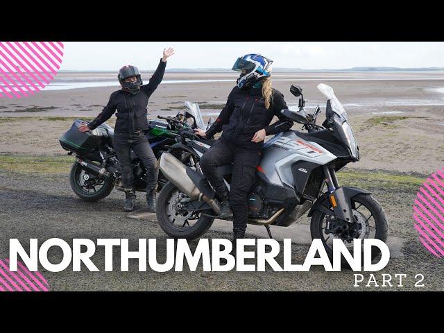 A GIRLS TRIP / Riding around the NORTHUMBERLAND 250  CONTINUED.../ PART 2