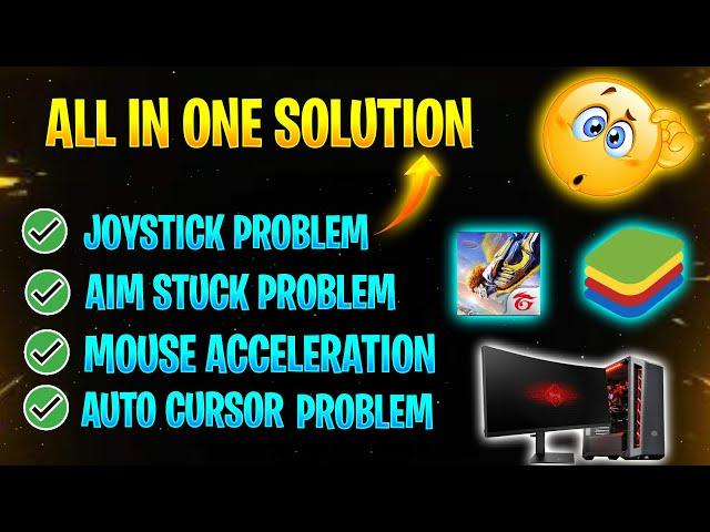 How To Fix Bluestacks Joystick Problem I Bluestacks auto movement problem I Aim stuck bluestack