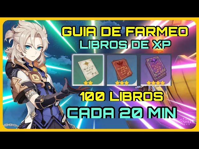 Genshin impact HOW TO FARM EXPERIENCE books 