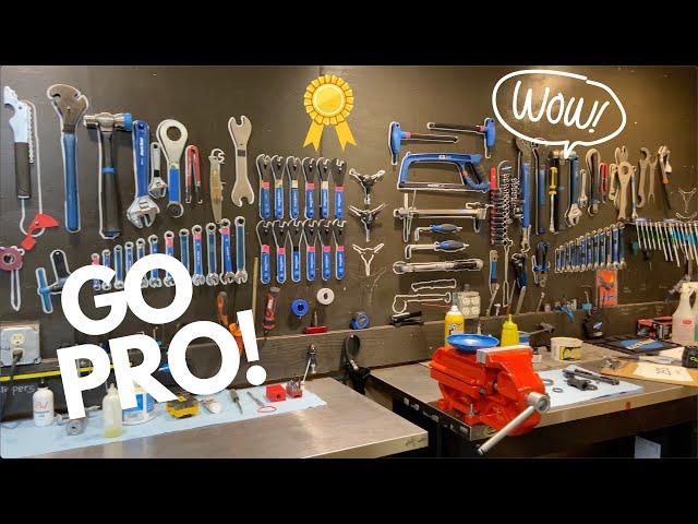 Take Your Bike Workshop to the Next Level With A CUSTOM TOOLBOARD! #bikerepair #bikeworkshop