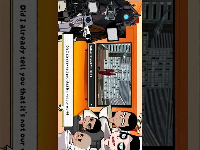 Skibidi Toilet Characters react to Skibidi Multiverse 1-2 #shorts