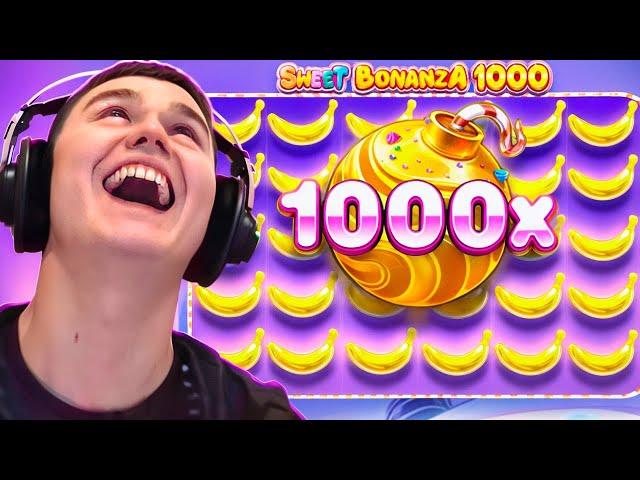 ПОЙМАЛ ПОЛЯНУ БАНАНОВ В SWEET BONANZA 1000! ЗАНОСЫ В СВИТ БОНАНЗЕ ПОЙМАЛ 1000Х ЗАНОСЫ!