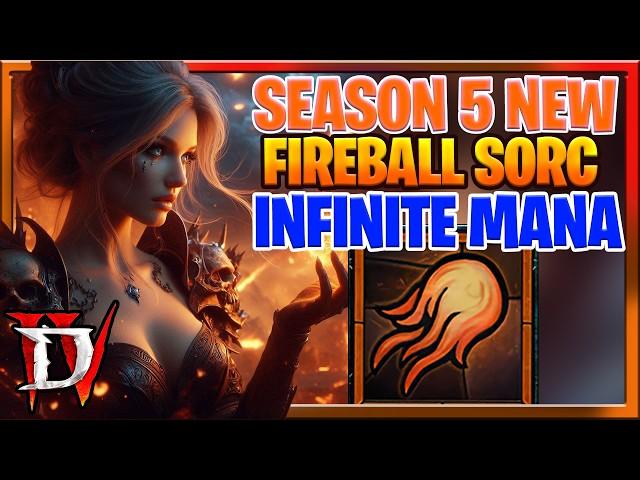 Diablo 4 Season 5 Fireball Sorc Build Guide : Infinite Mana Staff Of Endless Rage Build Sorcerer D4